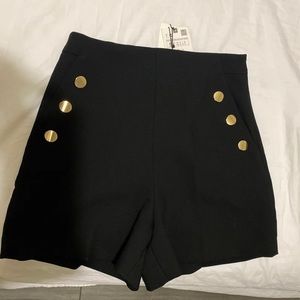 Zara black shorts.